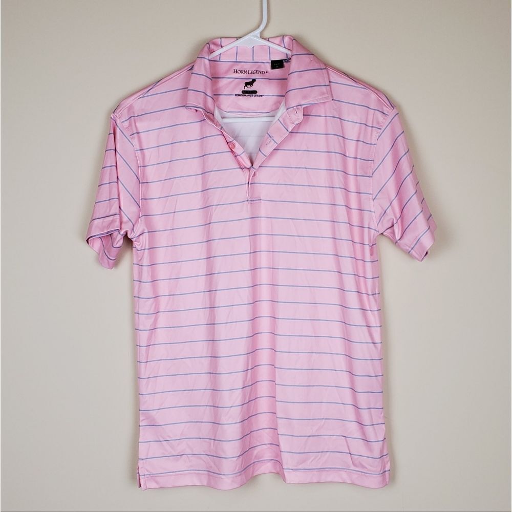 Horn Legend Pink Striped Polo